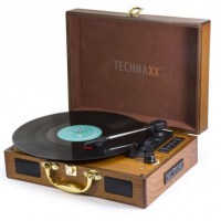 Giradischi-Convertitore-Vinile-LP-Bluetooth-MP3-WMA-3-Velocità-Marrone_Technaxx_ICTX-TX101BR